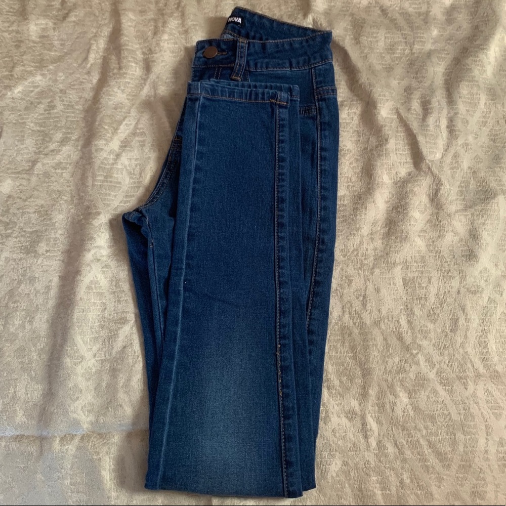 FashionNova Skinny blue jeans - Picture 4 of 4